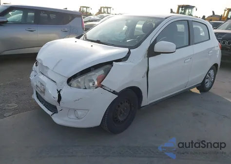 2015 Mitsubishi Mirage De/Rf from USA, damaged, VIN ML32A3HJ6FH034882